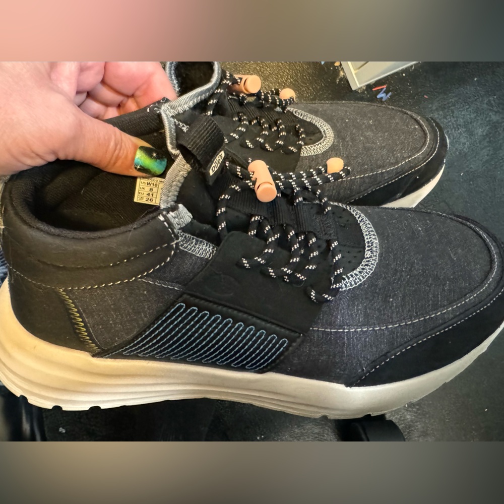 Women’s HeyDude Sirocco Mid Sport Navy Blue Size 10